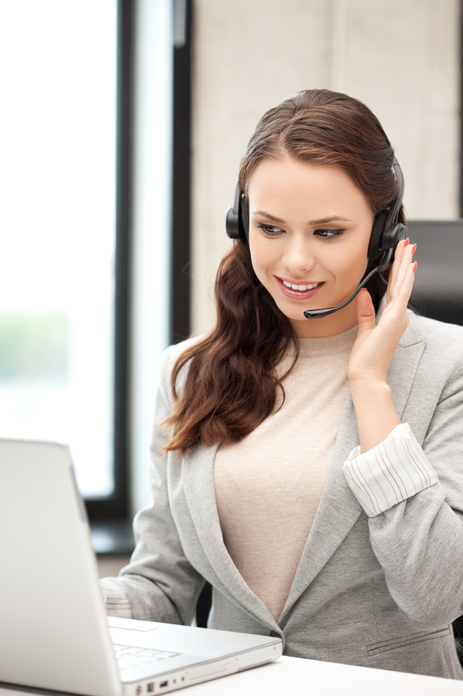 Professional call center representative