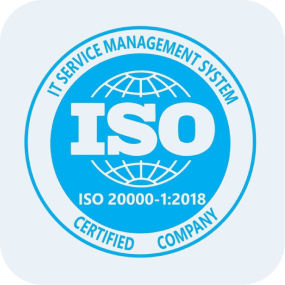 ISO 20000-1:2018 Certified Company